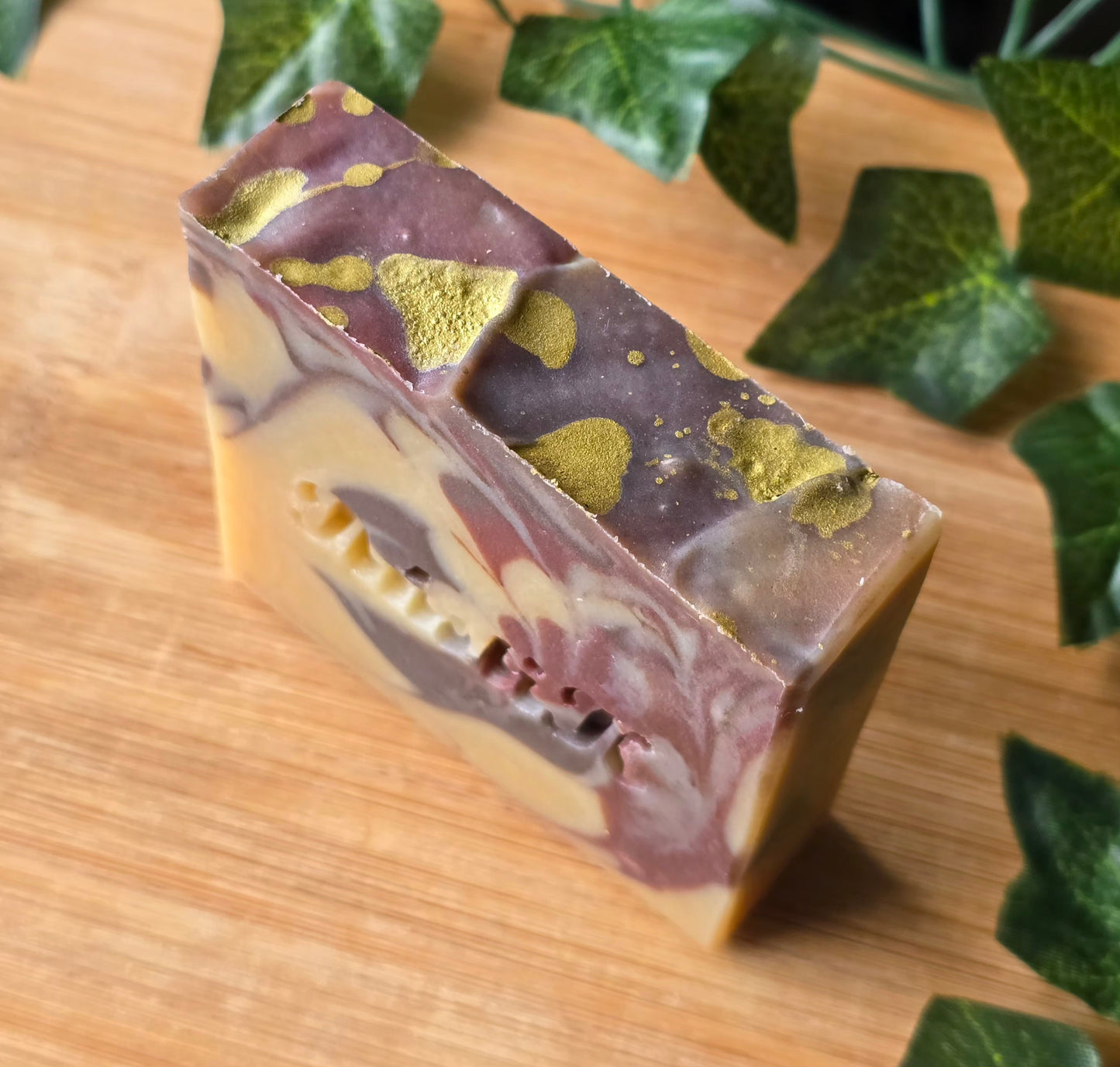Vintage Leather & Turmeric Soap