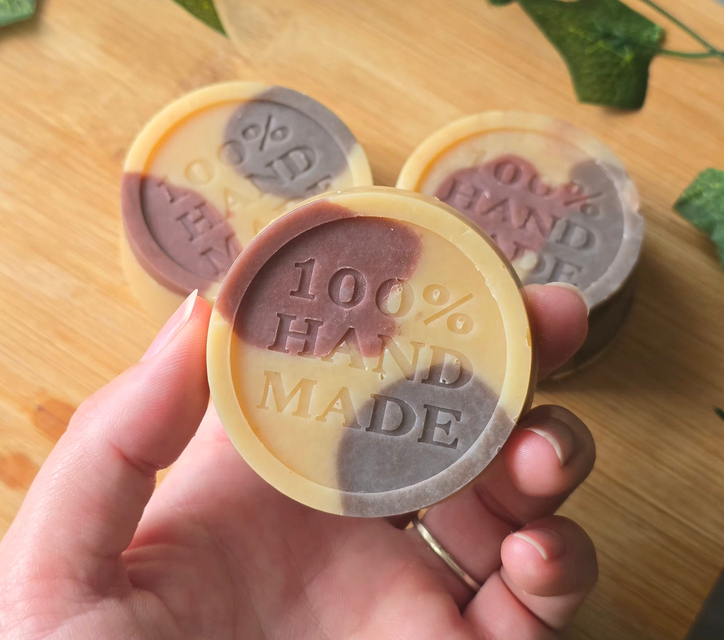 Vintage Leather & Turmeric Soap
