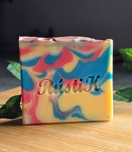 Rainbow Sherbet Soap