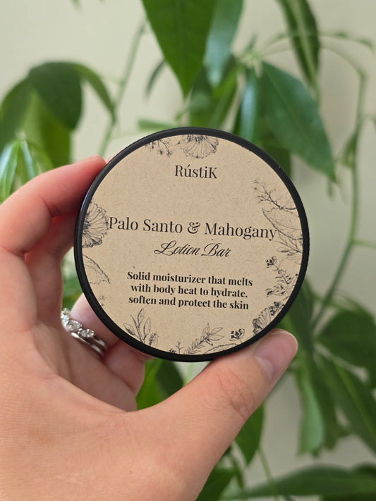 Palo Santo & Mahogany Lotion Bar
